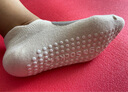 杜威克瑜伽袜子防滑专业女普拉提训练室内专用跳绳运动袜 奶白色 实拍图