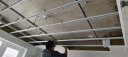 友邦（YOUPON） 集成吊顶铝扣板厨房卫生间吊顶铝扣板加厚板浴室天花板吊顶材料 1㎡长板哑光白纯平（无边框板） 厚度0.6mm 晒单实拍图