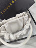 CLEVER & KETCH包包女包2025新款单肩包斜挎轻奢女包链条包生日礼物情人节送女友 米白色 实拍图
