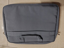 晴熙笔记本电脑包手提14单肩16寸适用联想拯救者Y7000游戏本天选6pro 灰色【加厚+360°加绒气囊版】 15.6-16.1英寸 实拍图