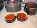 端匠 旅行茶具便携套装一壶两杯黑陶瓷泡茶器随身户外办公带旅行包 粗陶一壶两杯【带旅行包】-黑色 实拍图