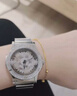 Davena【鞠婧祎同款】蒂玮娜五芒星手表女满天星轻奢手表生日礼物送女友 【SF】银色钢带-甄橙礼盒+手镯 实拍图