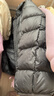 迷你巴拉儿童羽绒服男女童厚款保暖连帽棉服防风保暖羽绒外套【防水透湿】 黑色 120 实拍图