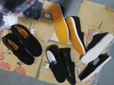 柯奇诺（KQINOKQN）老北京布鞋男潮夏季一脚蹬懒人青年社会爸爸软底休闲工作布鞋 黑色棉鞋 42 实拍图