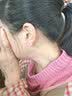 FR钻石耳钉pt950铂金钻石耳环经典六爪耳钉耳饰男女同款520礼物 【甜蜜示爱】共20分一对 H色 实拍图