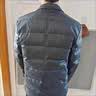 皮尔卡丹（pierre cardin）冬季轻薄羽绒服男士潮牌亮皮西装领商务休闲短款修身外套上衣男 黑色 M 实拍图