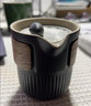 南山先生 枯山水陶瓷茶壶家用客厅创意功夫茶具配件简约日式防烫茶壶 枯山水茶壶(禅风黑) 220ml 实拍图