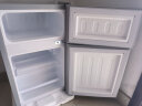 奥克斯（AUX）家用双门迷你小型冰箱 冷藏冷冻保鲜小冰箱 宿舍租房节能电冰箱 【一级能效】BCD-32K42 基础款 银色 实拍图