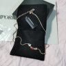 EMPORIO ARMANI阿玛尼女士项链红色串珠小蛮腰锁骨链高级优雅轻奢生日礼物送女生送女友EGS2933221 实拍图