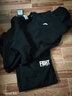 安踏（ANTA）加绒运动套装男士冬季保暖外套长裤跑步休闲运动衣服装两件一整套 【针织】黑色-4 M /(170) 适合120-130斤 实拍图