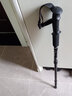展现登山杖老年人手杖户外徒步爬山超轻健走伸缩拐杖拐棍手杖登山杖 （黑色）4节 直握柄 实拍图