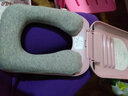 靠艺 午睡枕儿童小学生午睡神器午休趴趴枕夏季冰丝趴睡枕头可折叠 粉色【纯棉四季款】非刻字款 实拍图