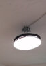 OPPLE吊扇灯 隐形风扇灯led黑色餐厅直流变频正反转送遥控器 清风黑 实拍图
