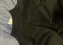 康坦汀 毛衣男秋冬季加绒加厚保暖针织衫大码一体绒线衣纯色宽松打底衫 黑色（低领） XL 晒单实拍图