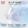 猫人（MiiOW）内衣女背心式文胸无痕无钢圈性感小胸聚拢薄款美背一体胸罩灰蓝L 实拍图