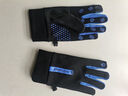 红妆聚美触屏手套骑行保暖滑雪登山手套秋冬季电动车摩托车运动健身手套 男款蓝【触屏,防水防滑,保暖】 均码1双 实拍图