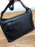 ANDSEEYOU品牌 真皮男包 潮流软皮单肩包 头层牛皮出行斜挎包休闲背包 商务横款大容量男士挎包 黑色 实拍图