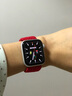 BHO【热销5万+】适用苹果手表表带apple iwatch s10/s11表带s9/se3/2单圈编织表带s8/7尼龙女士男生款 红色 40/41/42表盘S码【腕围141-154mm】 实拍图