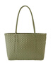 MUJI 手编包 环保材料 手提包菜篮子编织包 包包 度假沙滩包 【限定色】深绿色/长把手 NONE 实拍图