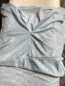 文雅丽（Viiyaly） 泰国天然乳胶枕双人枕头波浪形橡胶枕颈椎枕1.8床夫妻情侣加长枕 120*40*10/12配两个外套 晒单实拍图