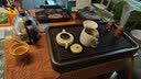 锦格德国电木茶盘32支高密度茶具高档排水家用茶托盘泡茶送礼茶台 咖啡料电木茶盘长50宽30高5cm 实拍图