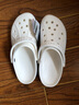 卡骆驰（crocs）洞洞鞋男鞋女鞋 25夏季新款贝雅拖鞋轻便透气情侣鞋沙滩鞋凉鞋 骨白经典克骆格/现货速发 45 -46  /M11/290mm 实拍图