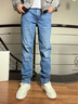 Calvin KleinJeans四季款男士休闲通勤简约ck合体版微弹洗水牛仔裤J325694 1AA-牛仔浅蓝 31 实拍图