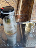 天喜（TIANXI）玻璃茶壶泡茶壶飘逸杯茶具套装大容量茶水分离水杯泡茶杯过滤茶壶 1800ml+4小茶杯 实拍图