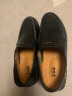 木林森（MULINSEN）男鞋商务休闲镂空豆豆鞋软底凉皮鞋 黑色 39码 88028 实拍图