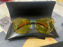 mark story防远光眼镜夜间开车专用偏光夜视镜防眩光日夜两用驾驶镜男女 黑金框(配0度偏光变色夜视) 实拍图