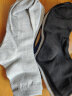 棉十三8双袜子男中筒袜夏季薄款网眼吸汗透气黑色白色商务长筒长袜夏天 实拍图