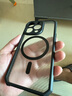 爱酷 2025新款Magsafe磁吸手机套苹果14pro手机壳苹果15Promax保护壳13超薄碳纤维纹全包防摔硅胶软套 苹果14Pro（6.1英寸）碳纤维纹磁吸壳  实拍图