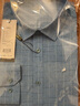 杉杉（Firs）长袖衬衫男士高端品牌格子休闲衬衣春季高档时尚条纹衬衫 A229-2长袖 41 实拍图
