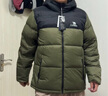 骆驼火山羽绒服1.0情侣男女加厚防极寒鸭绒面包服外套冬季城市轻户外 深榄绿/幻影黑，男款 7089 S 实拍图
