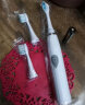 希尔顿电动牙刷成人软毛声波震动防水全自动儿童男女士学生通用电动牙刷 电动牙刷x 1支 +刷头2个 晒单实拍图