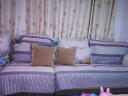 暖色沙发垫四季套全包罩坐垫子靠背巾盖布防滑定制 y跃马-天蓝(雪尼尔) 110宽*110cm长一片 实拍图