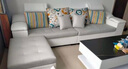 卡瑞龙 布艺沙发 简约现代客厅沙发大小户型简欧实木沙发组合整装家具 【45D海绵版】五人位3.6米+脚踏 雪尼尔透气麻棉布（可拆洗） 实拍图