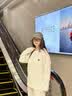 查尔斯桃心针织衫男女情侣款 小爱心Logo圆领编织休闲针织毛衣 白色 XL 实拍图