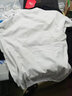 真维斯（Jeanswest）短袖t恤夏季汗衫纯棉体恤衫男女同款青少年学生大码上衣情侣T恤衫 白（墨西哥蓝） XL 实拍图
