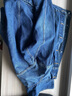 真维斯夹克男2026春季潮流刺绣青年工装长袖牛仔外套宽松上衣深蓝L 实拍图