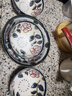 陶趣居 日本进口冲绳玫瑰复古家用高脚碗米饭碗盘餐具日式陶瓷汤碗套装 高脚反口碗18.4*7.8cm 实拍图