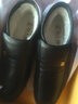 老人头男靴冬季新品棉鞋男加厚羊毛保暖高帮鞋男牛皮休闲皮鞋男厚底防滑中老年爸爸鞋毛靴子特大码47 黑色黑底 40 实拍图