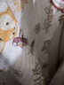 舒贝怡新生儿连体衣纯棉婴儿衣服爬服新春季款满月宝宝哈衣黄色 80CM 实拍图