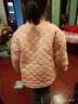 多妙屋女童外套秋冬儿童夹棉保暖上衣男童棉服中大童内搭校服神器童装 粉色 81604 130cm 实拍图