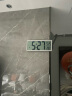 汉时（Hense）大屏电子钟客厅挂钟桌面时钟挂墙钟表台钟闹钟创意座钟HA88银36cm 晒单实拍图