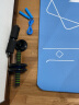 凯速双轮健腹器腹肌轮健腹轮滚轮（手套、跳绳带跪垫）PR05套装蓝 实拍图