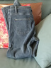 亨亚晟冬季高腰牛仔裤女加绒加厚弹力紧身显瘦外穿保暖长裤女 灰蓝色长裤【加绒加厚】 30码，2尺3，建议120-129斤穿着 实拍图