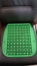 夏天汽车通风透气座垫靠垫货车中巴车教练车夏季加厚塑料凉垫坐垫 A款 -单片绿色坐垫 实拍图