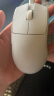 红龙（REDRAGON）G49-PRO 中手适用型 无线有线蓝牙三模游戏鼠标 原相3395 轻量化鼠标 含4K接收器-白色 实拍图