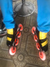 bart 速滑鞋竞速鞋儿童成人专业轮滑热塑碳纤大轮速度溜冰鞋旱冰鞋 红色热塑高配三轮四轮请备注） 39 实拍图